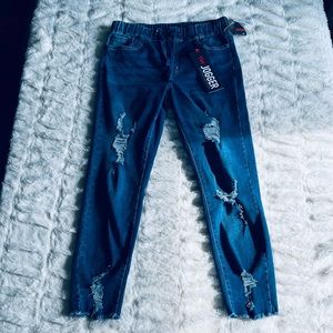 YMI elastic denim jogger size M